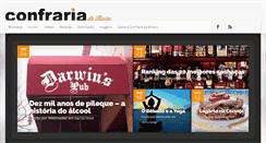 Desktop Screenshot of confrariadabirita.com.br